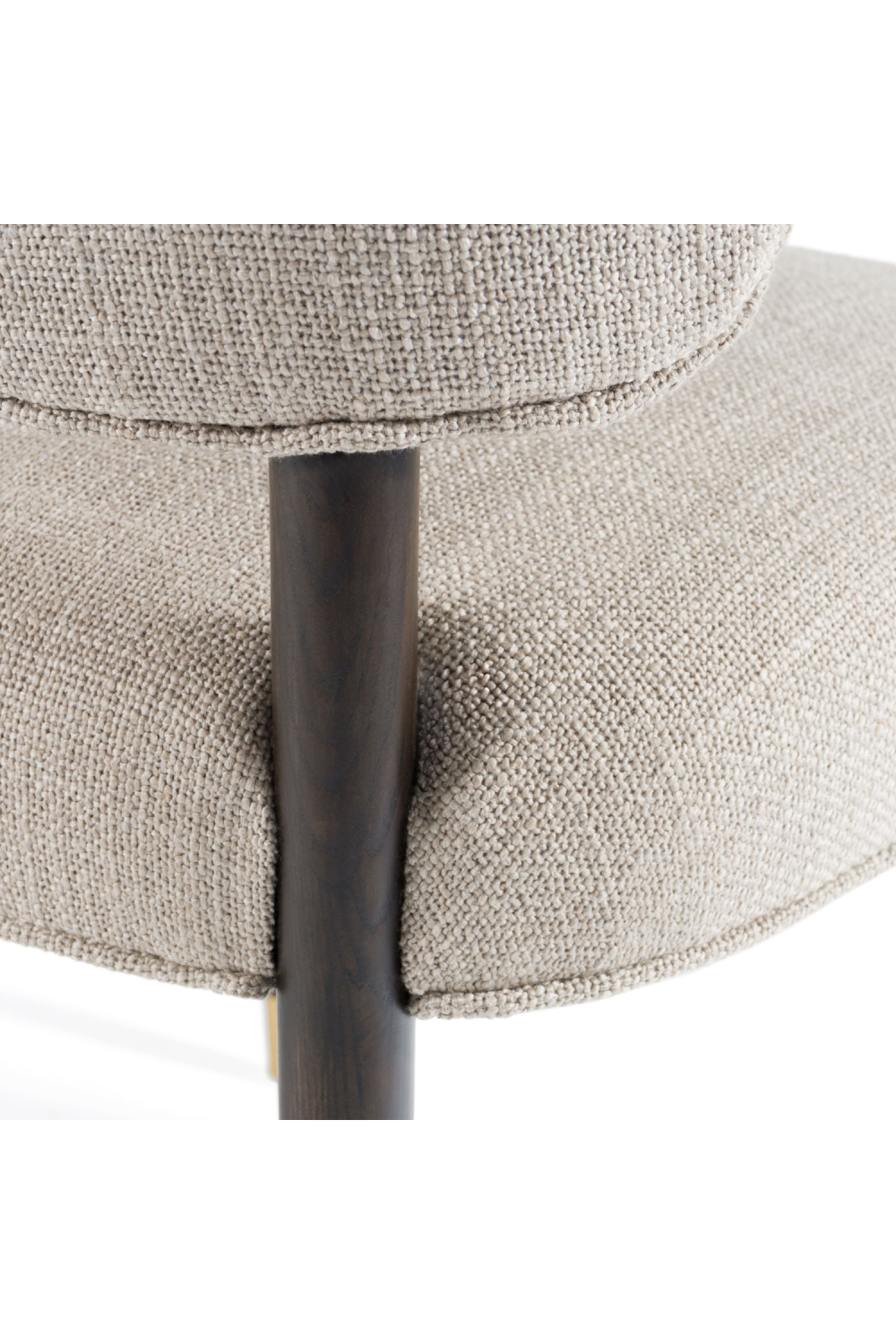 Oak Framed Beige Side Chair | OROA Modern Kathy | Oroa.com