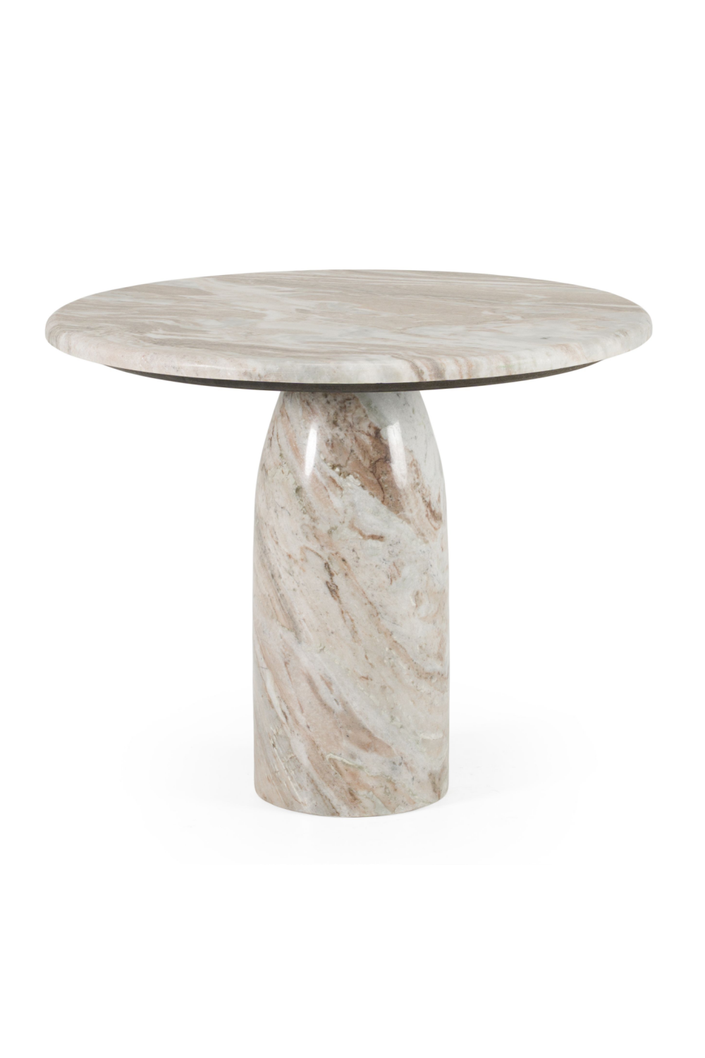 Natural Marble Round Coffee Table | OROA Modern Isaac | Oroa.com