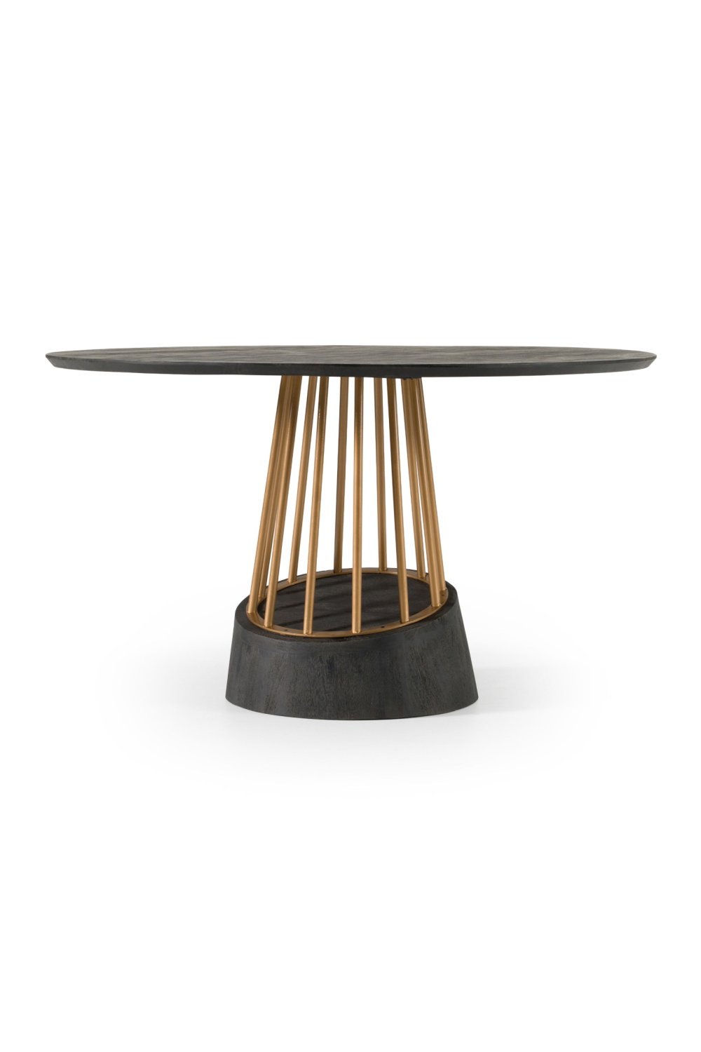 Black Mango Wood Dining Table | OROA Modern Cotopaxi | Oroa.com