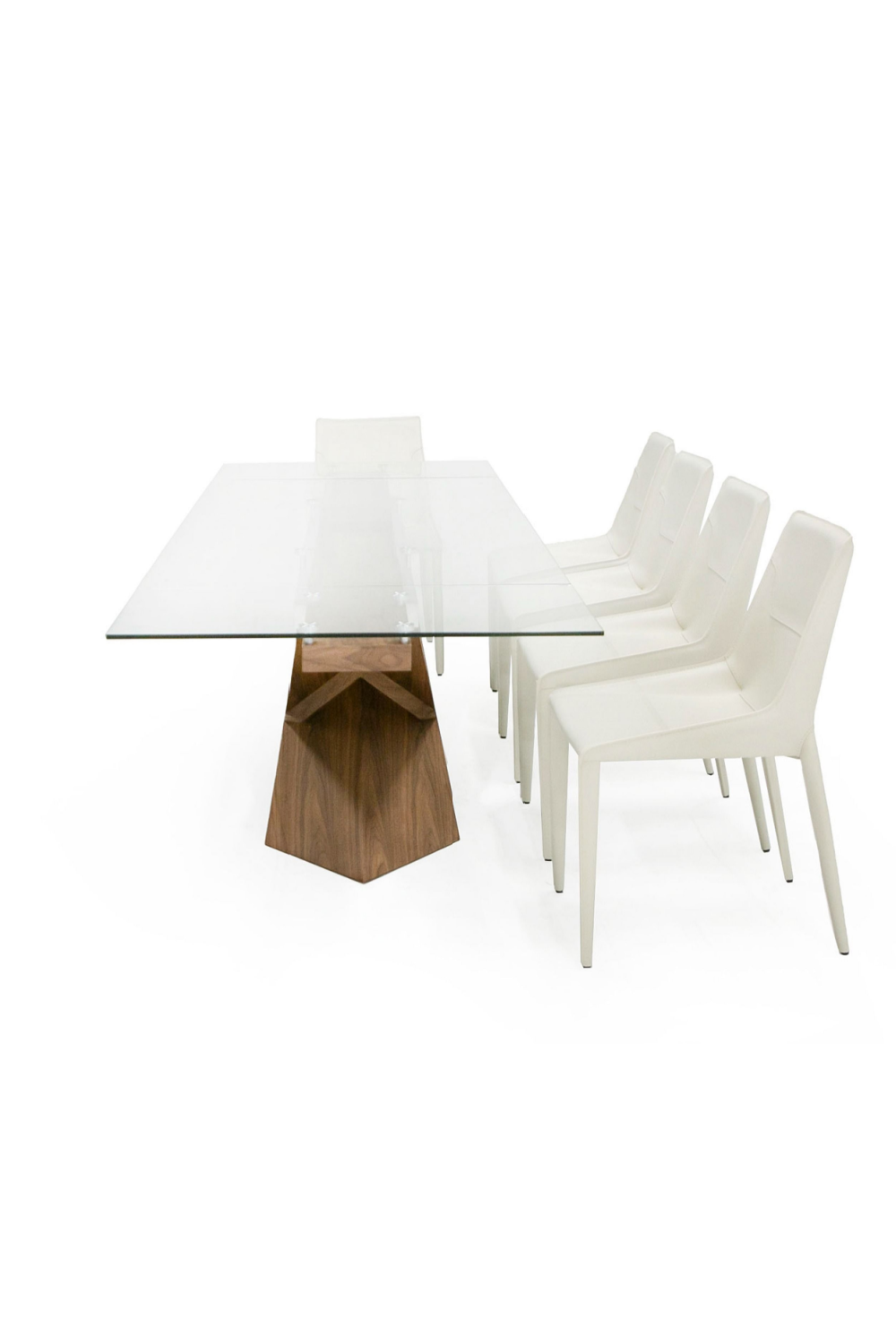 Extendable Glass Dining Table | OROA Modern Scott | Oroa.com