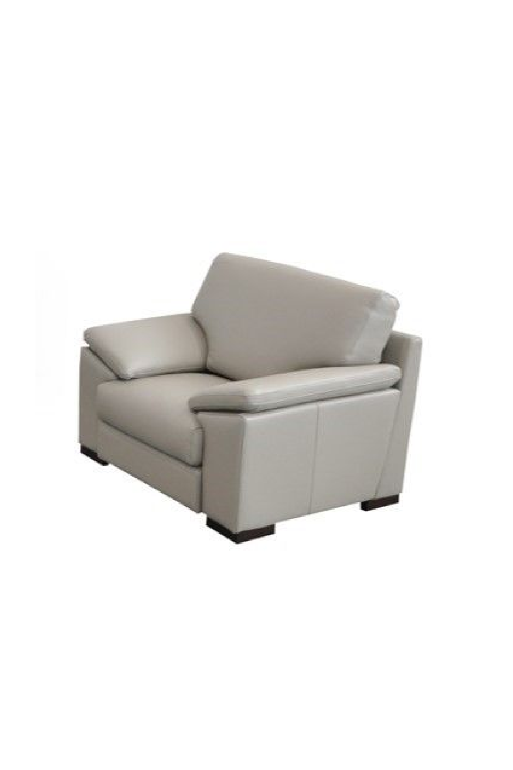 Gray Leather Lounge Chair | OROA Modern Morris | Oroa.com