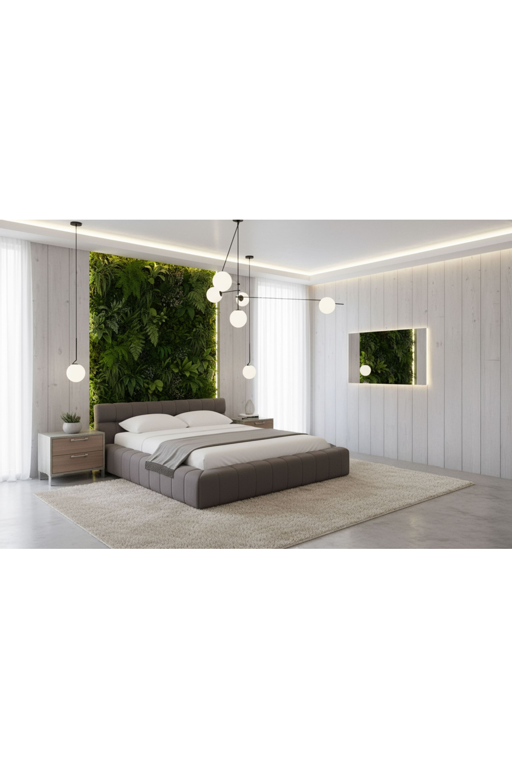 Tufted Queen Bed | OROA Modern Tyree | Oroa.com