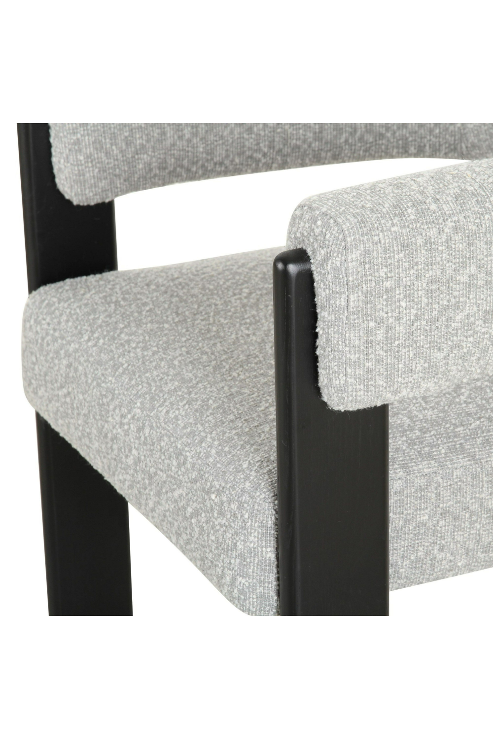 Gray Curved Dining Chair | OROA Modern Kenmare | Oroa.com