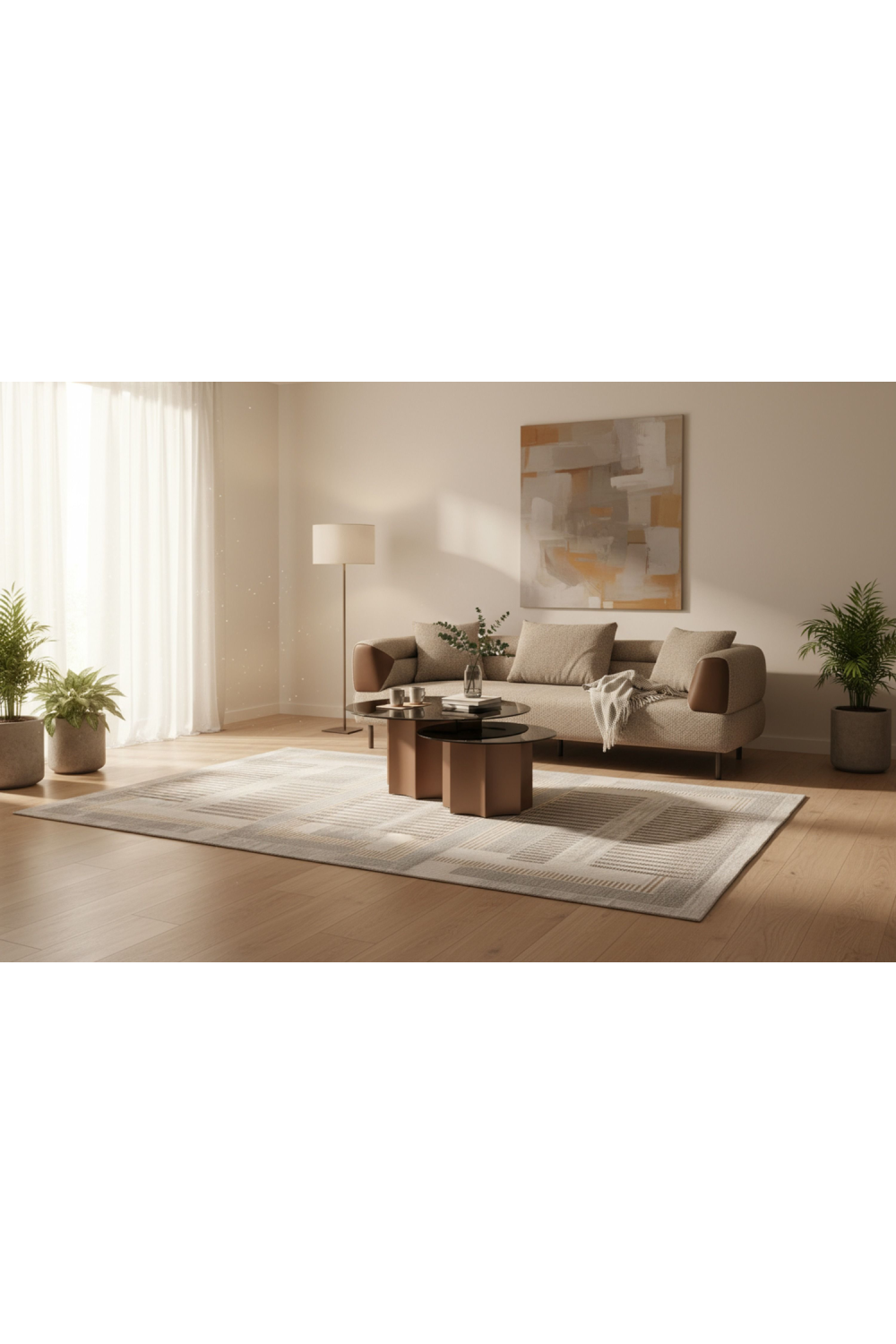 Black Glass Nesting Coffee Tables (2) | OROA Modern | Oroa.com