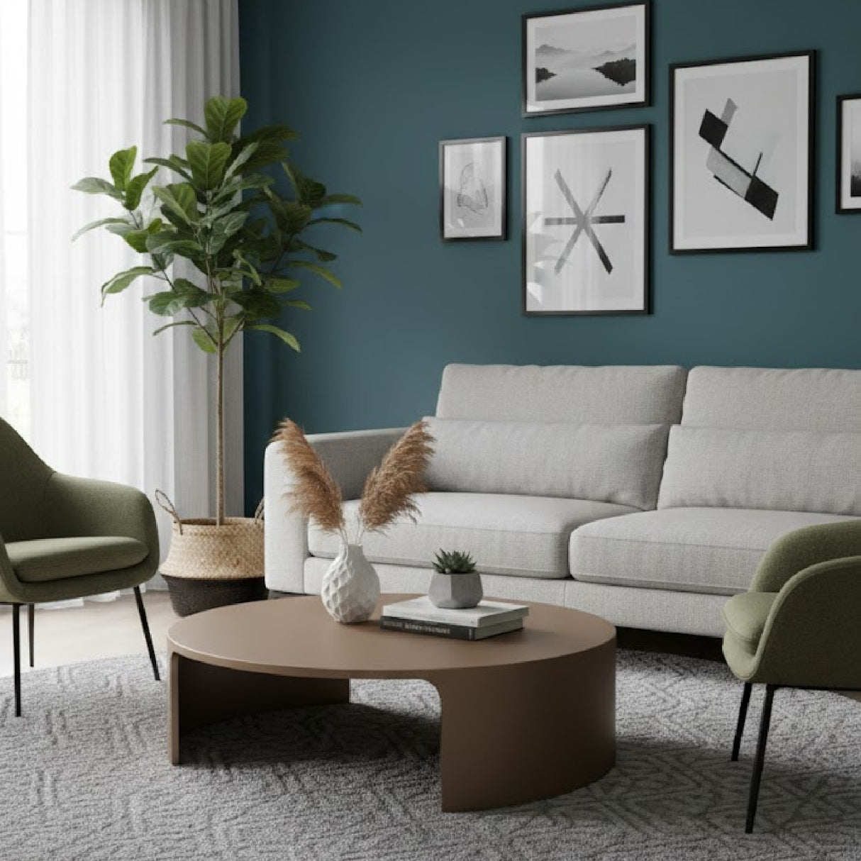Round Low Coffee Table | Oroa.com