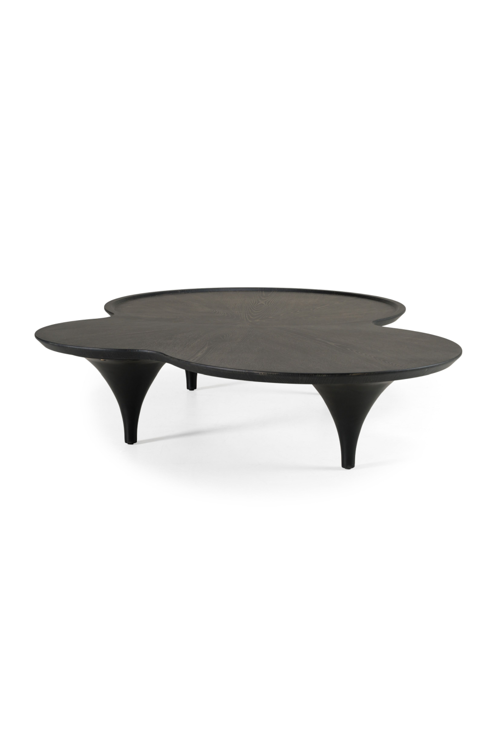 Free-Form Black Ash Coffee Table | OROA Modern Beulah | Oroa.com