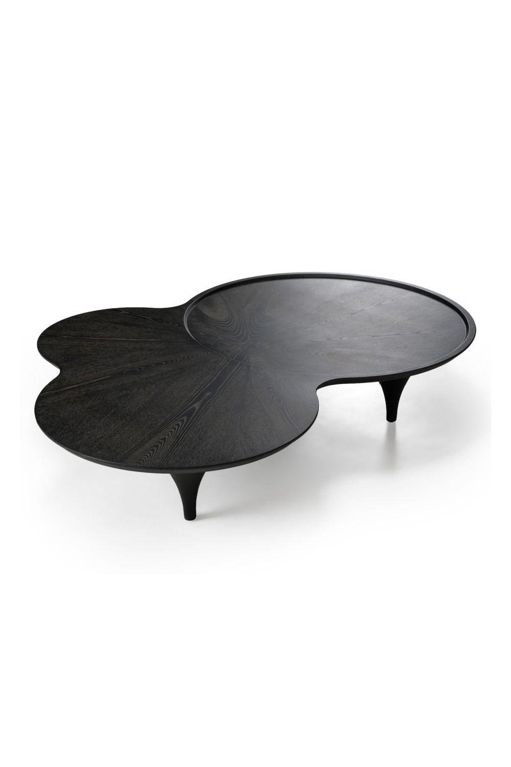 Free-Form Black Ash Coffee Table | OROA Modern Beulah | Oroa.com