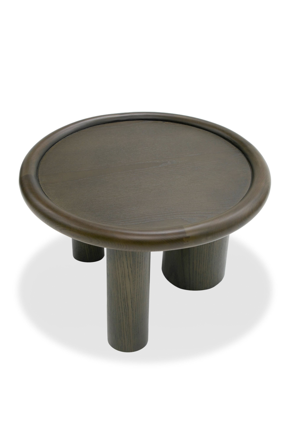 Brown Ash Round Nesting Tables (2) | OROA Modern Strauss | Oroa.com