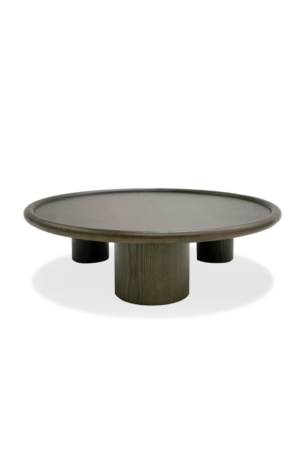 Brown Ash Round Nesting Tables (2) | OROA Modern Strauss | Oroa.com
