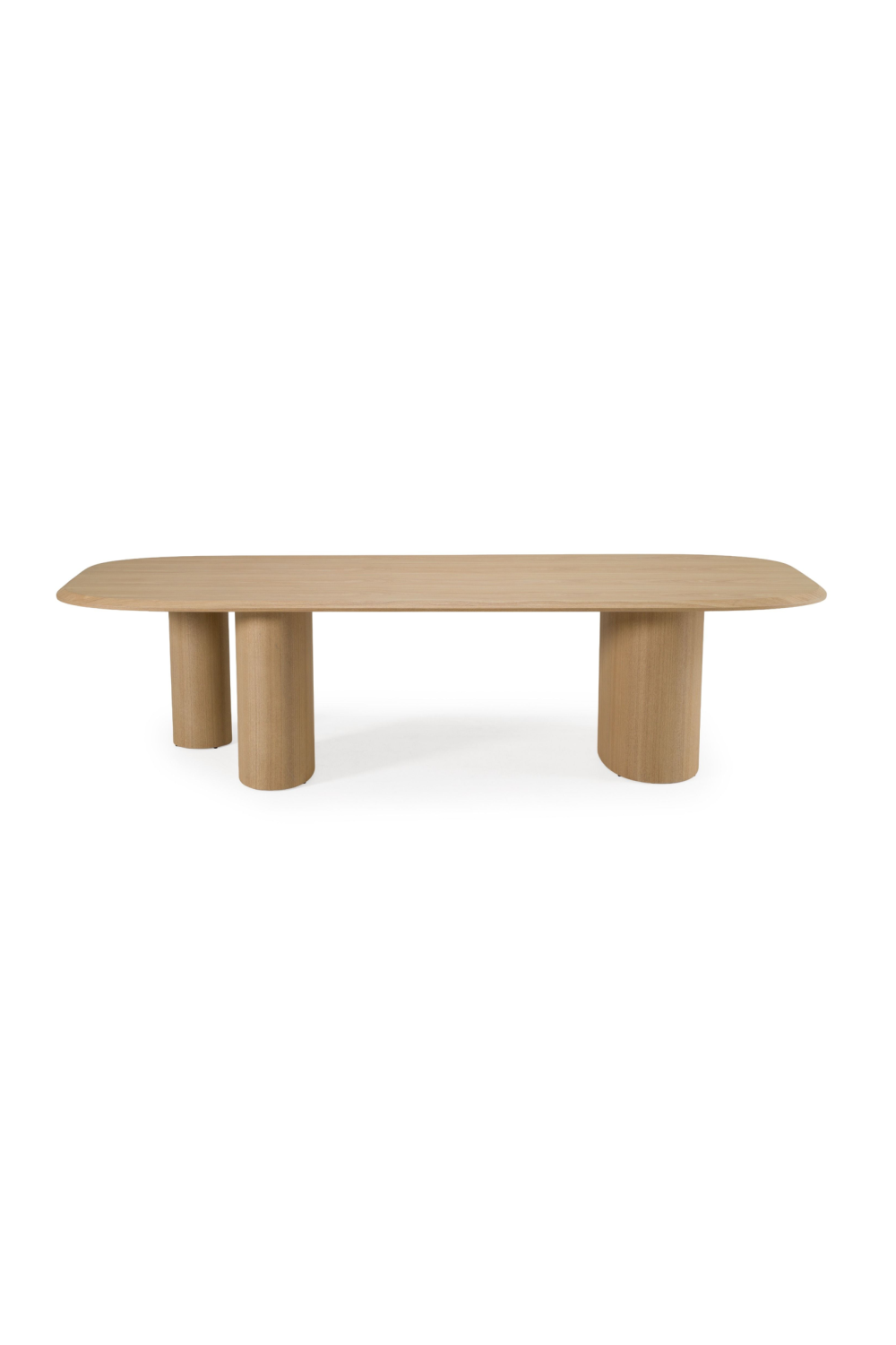 Ash Veneer Oval Dining Table | Oroa.com