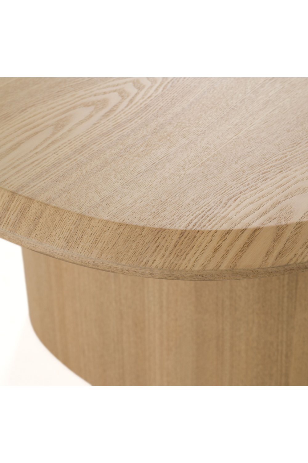 Ash Veneer Oval Dining Table | Oroa.com
