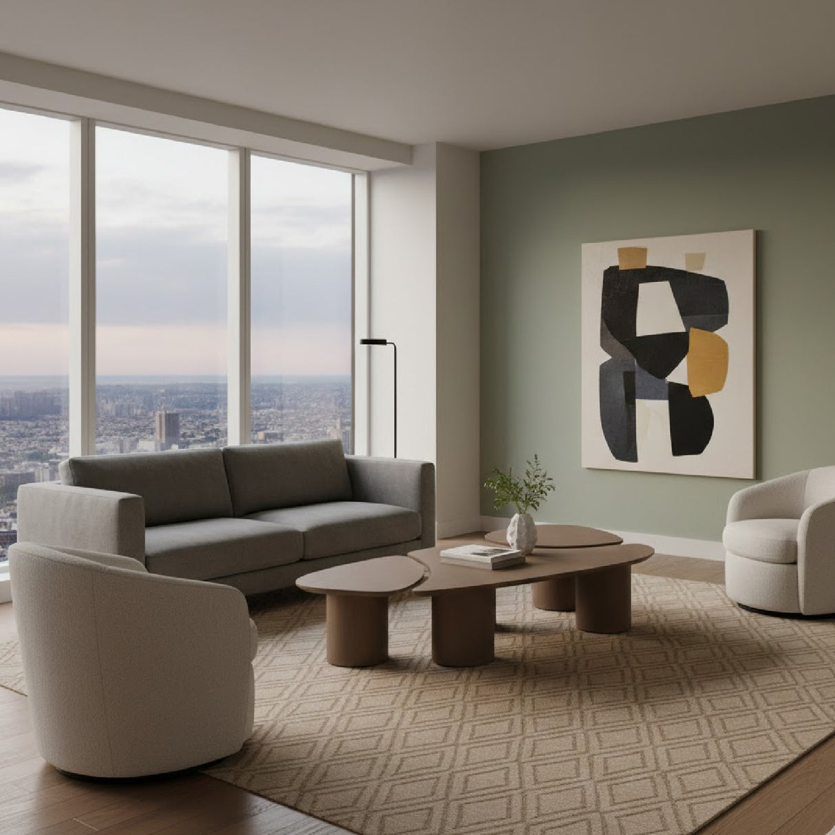 White Oak Nesting Coffee Tables (3) | Oroa.com