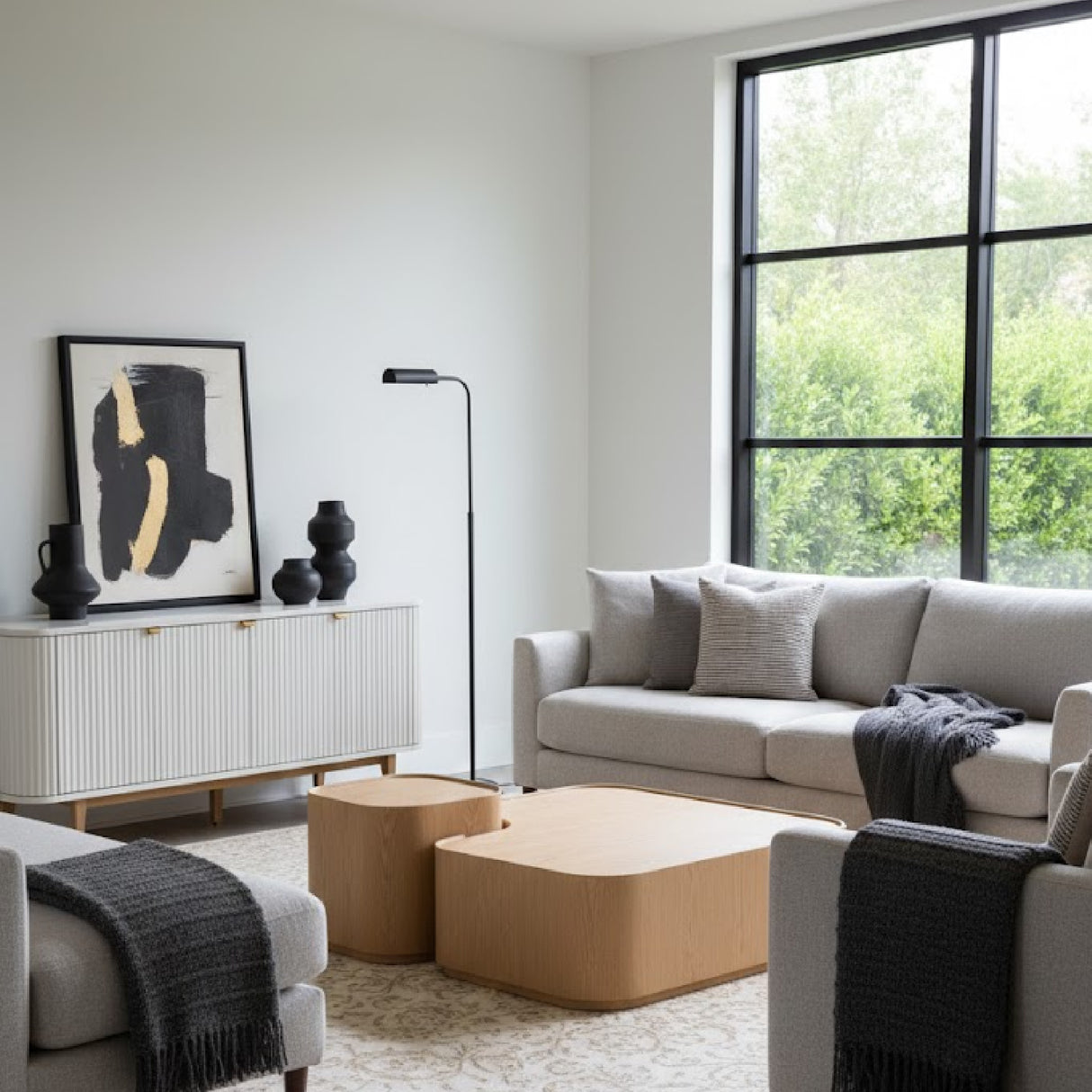 Natural Ash Nesting Coffee Tables (2) | Oroa.com