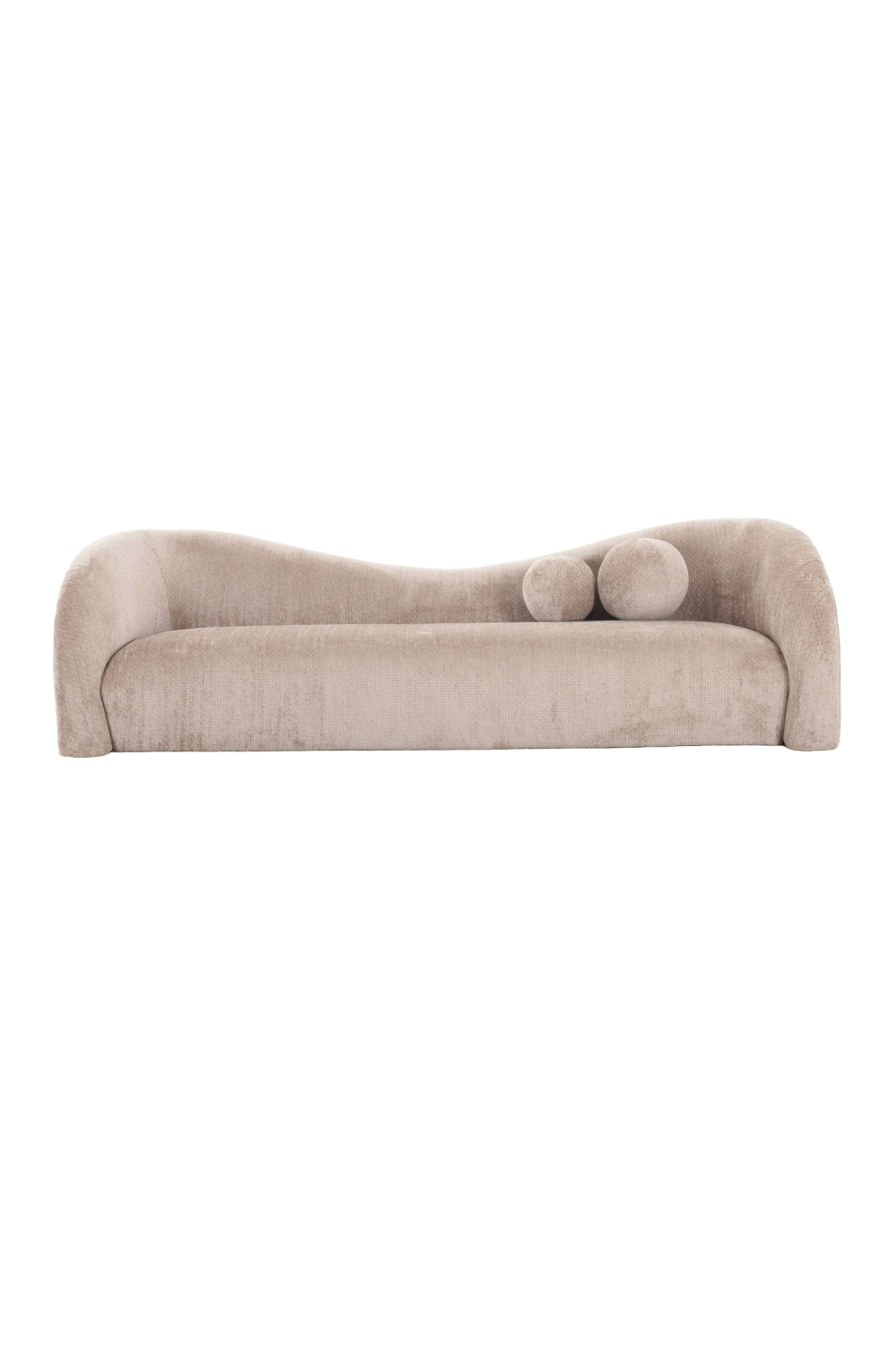 Wavy Back 4-Seater Sofa | OROA Modern Calico | Oroa.com