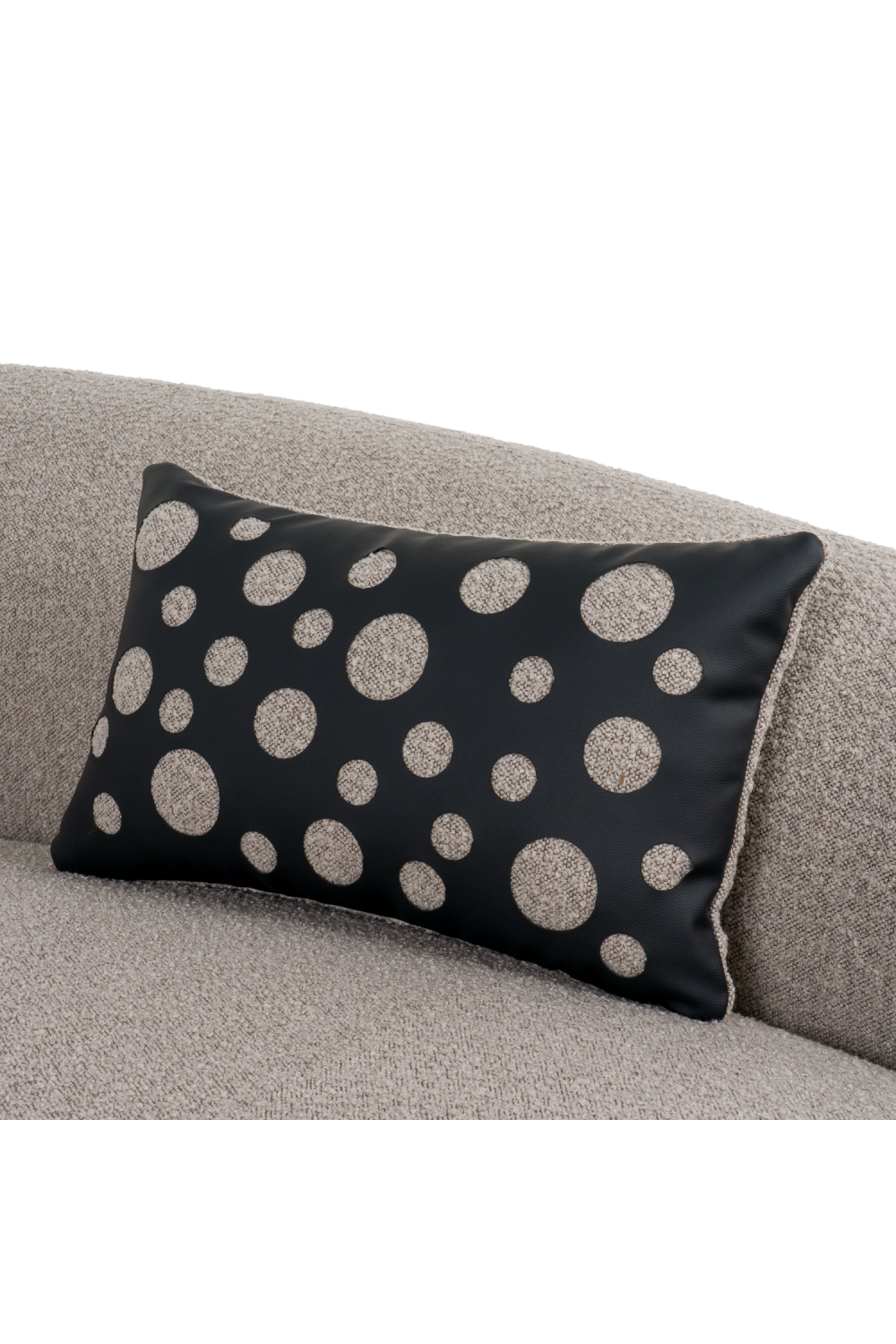 Curved Gray Sectional Sofa | OROA Modern Allis | Oroa.com