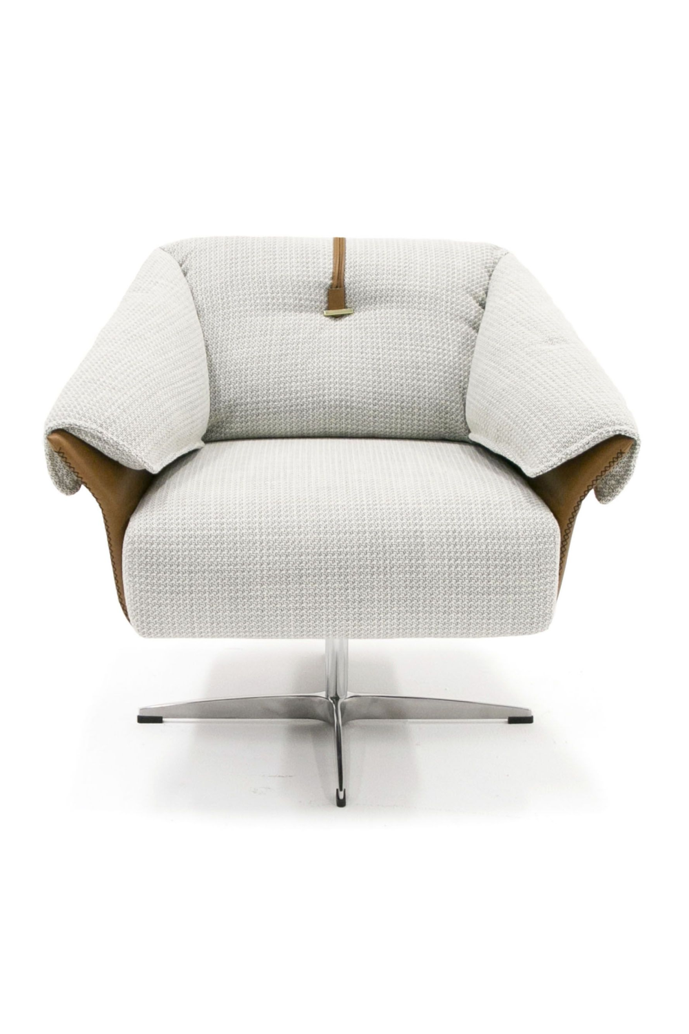 Light Gray Swivel Accent Chair | OROA Modern Ohio | Oroa.com