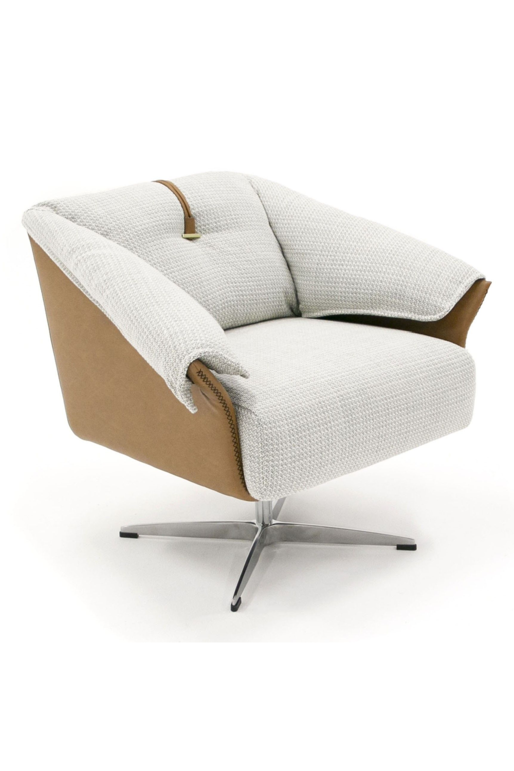 Light Gray Swivel Accent Chair | OROA Modern Ohio | Oroa.com