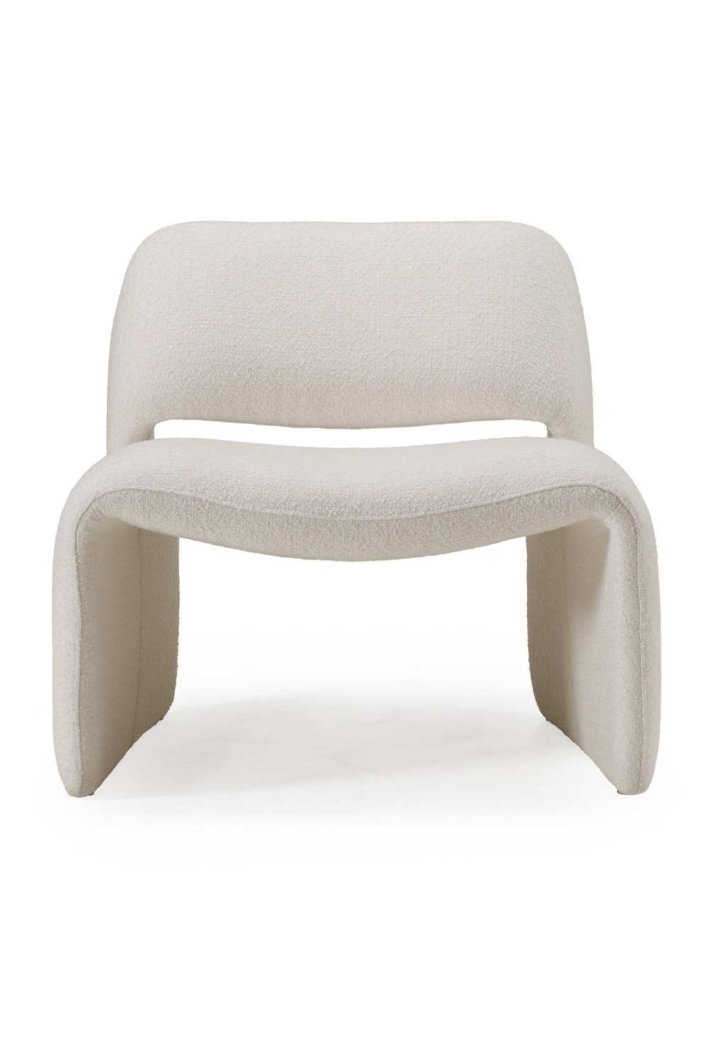 Gold Buttoned White Accent Chair | Oroa.com