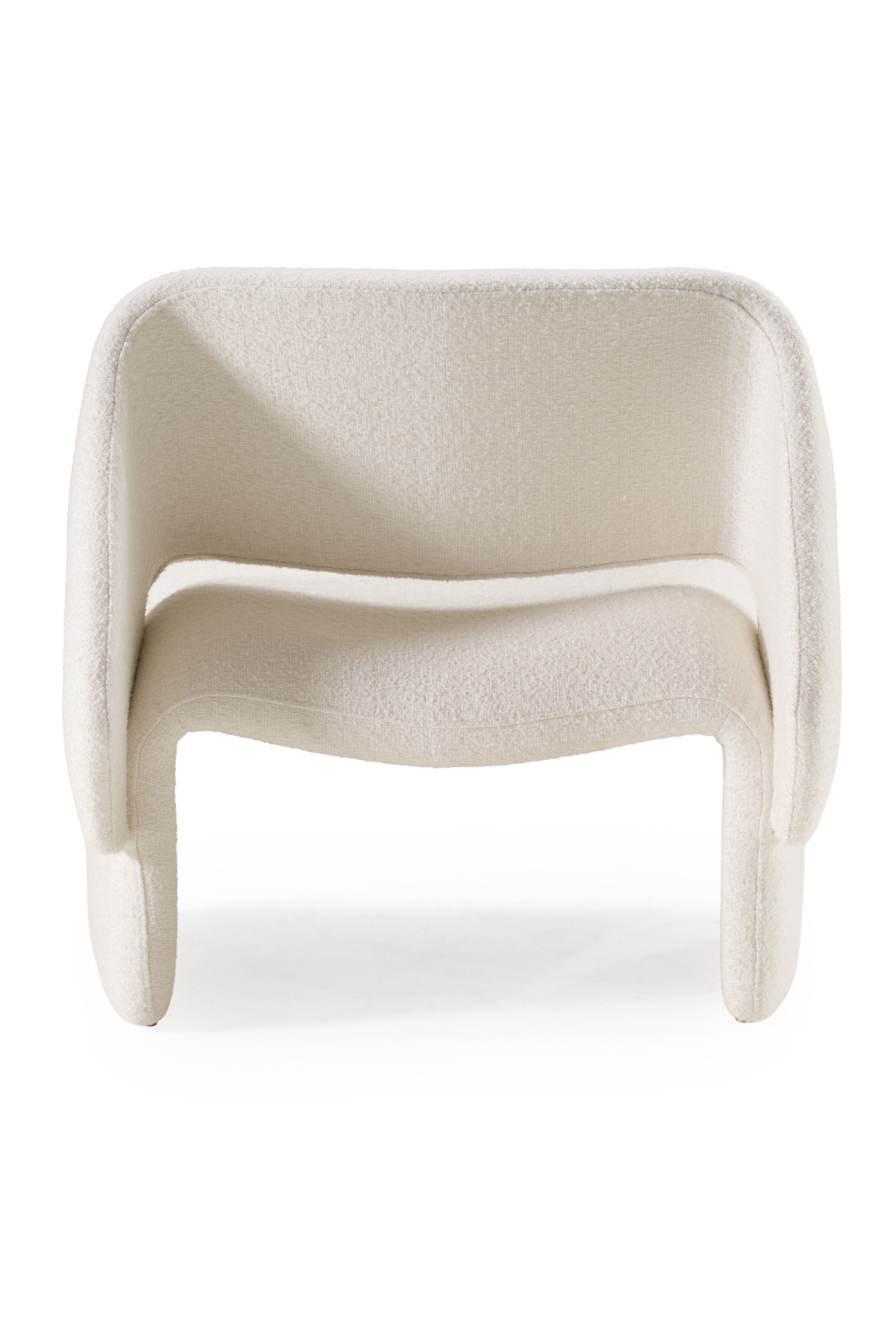 Gold Buttoned White Accent Chair | Oroa.com