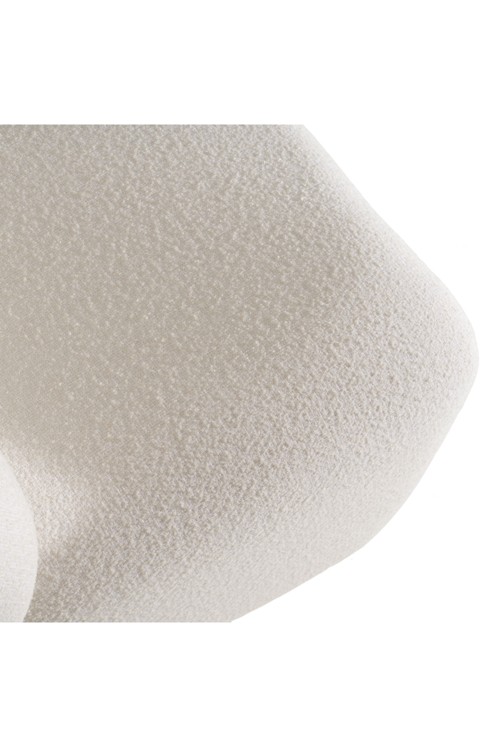 Gold Buttoned White Accent Chair | Oroa.com