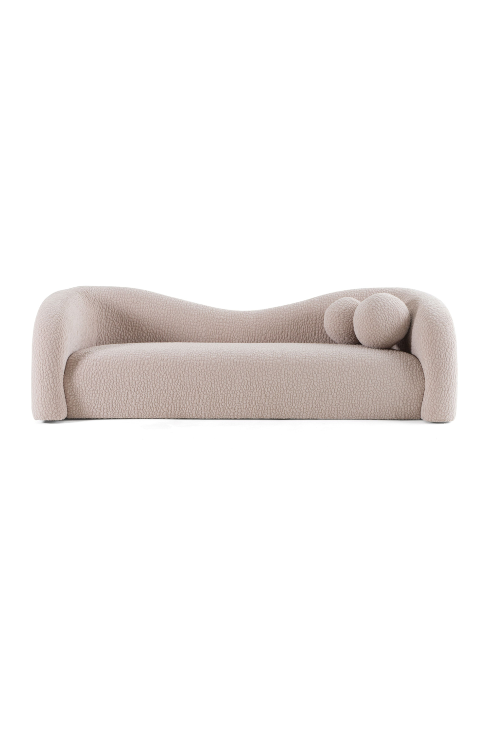 Wavy Back 4-Seater Sofa | OROA Modern Calico | Oroa.com