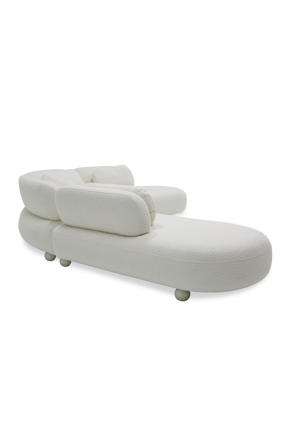 White Curved Modular Sofa | Oroa.com