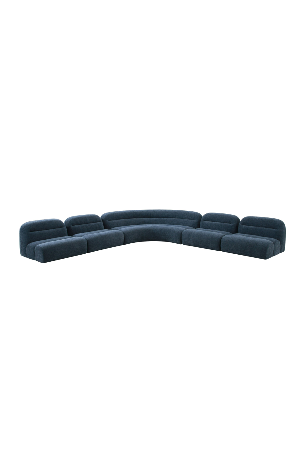 Blue Modular Armless Seat | OROA Modern Forman | Oroa.com