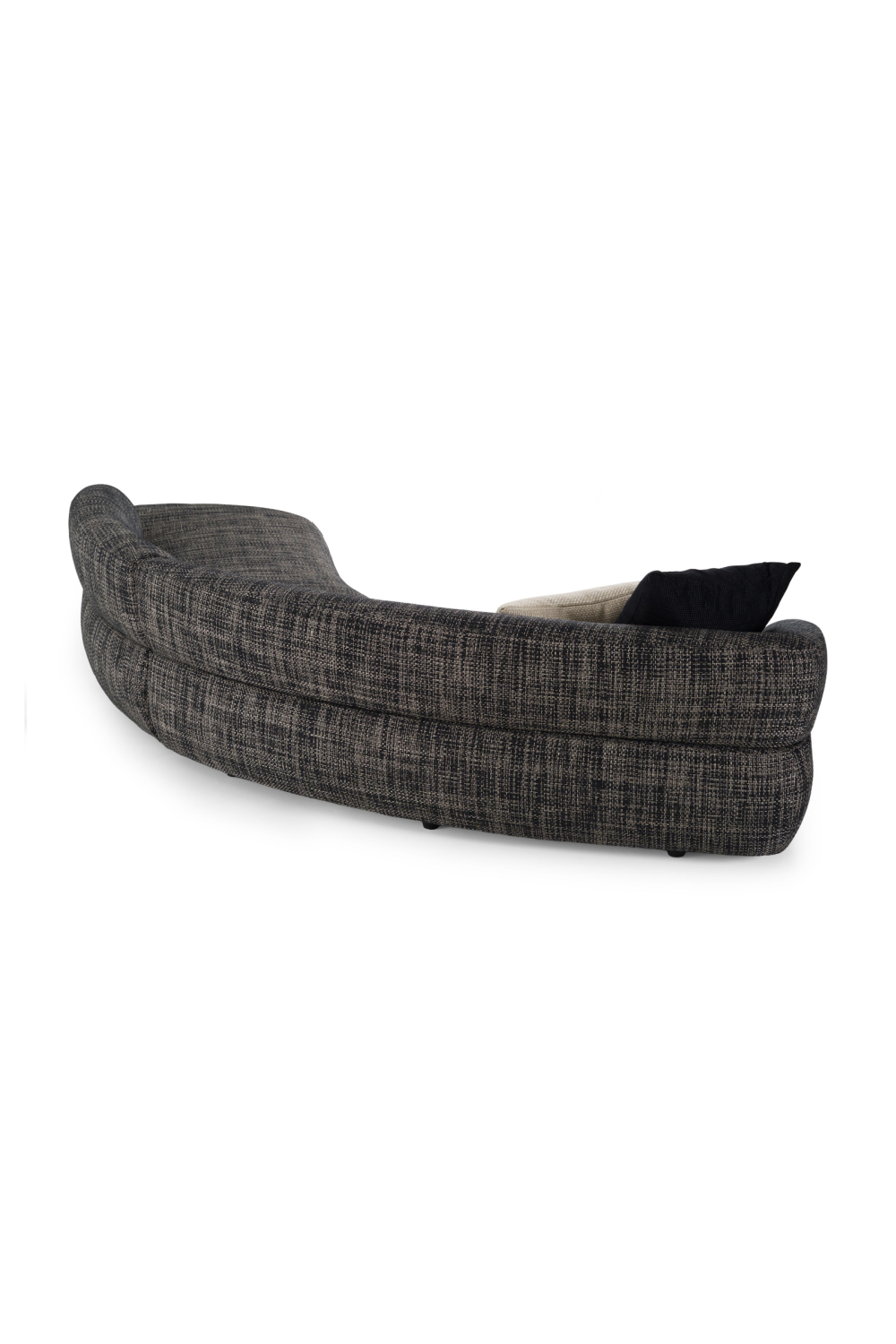 Curved Gray Sectional Sofa | OROA Modern Lakota | Oroa.com