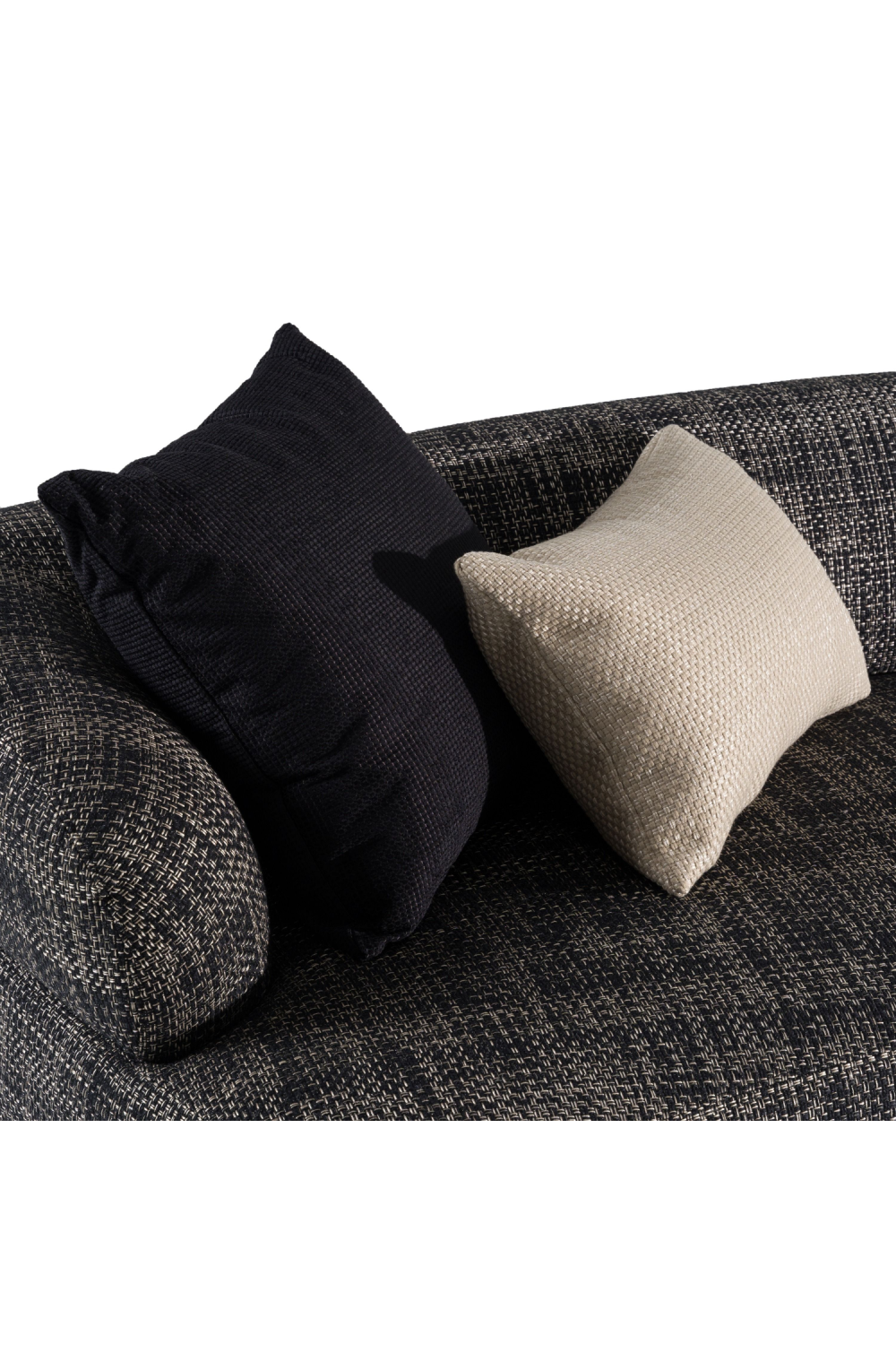 Curved Gray Sectional Sofa | OROA Modern Lakota | Oroa.com