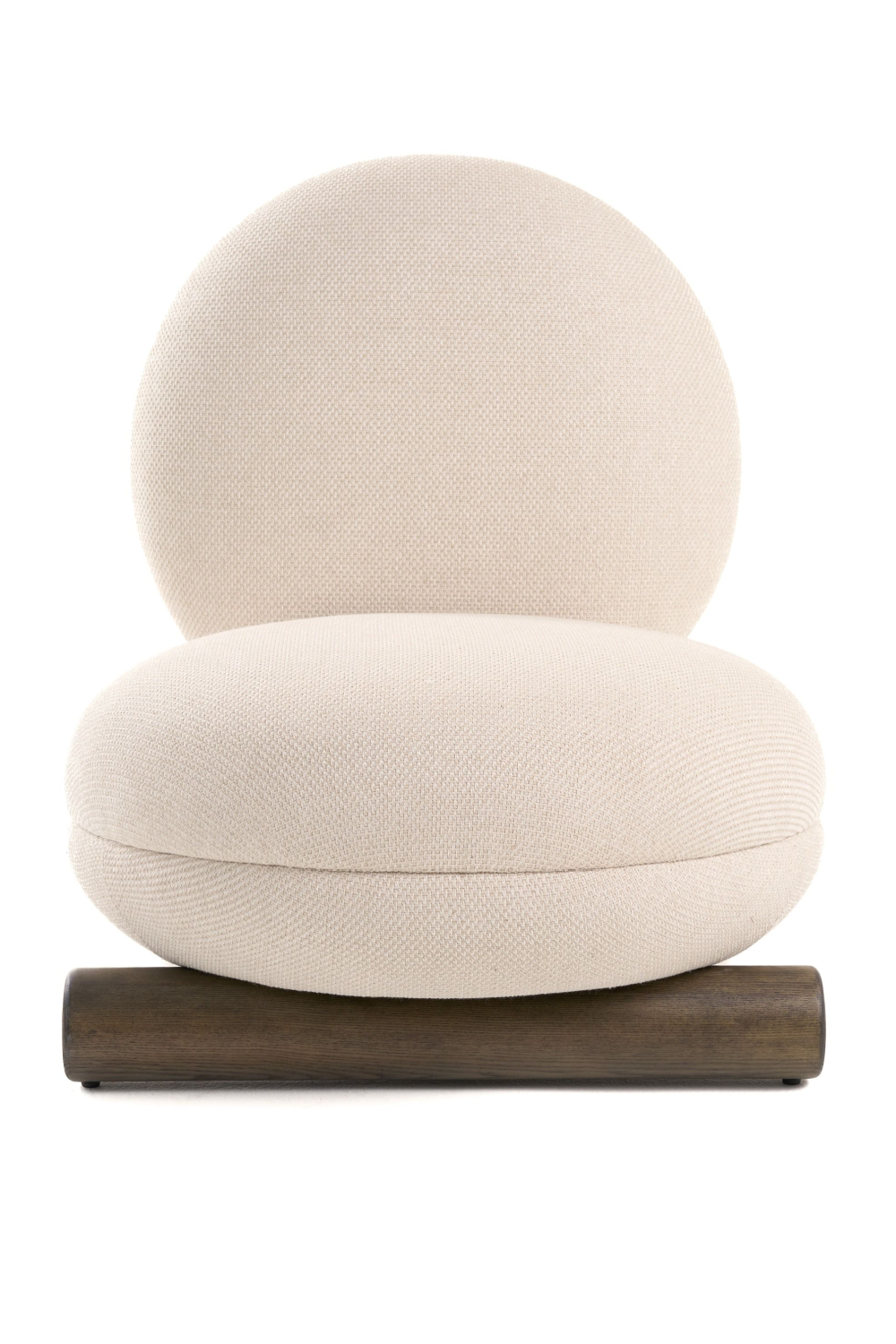 White Rounded Accent Chair | OROA Modern Minto | Oroa.com