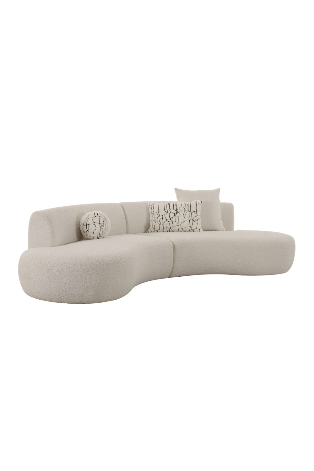 Curved Symmetrical Sectional Sofa | Oroa.com