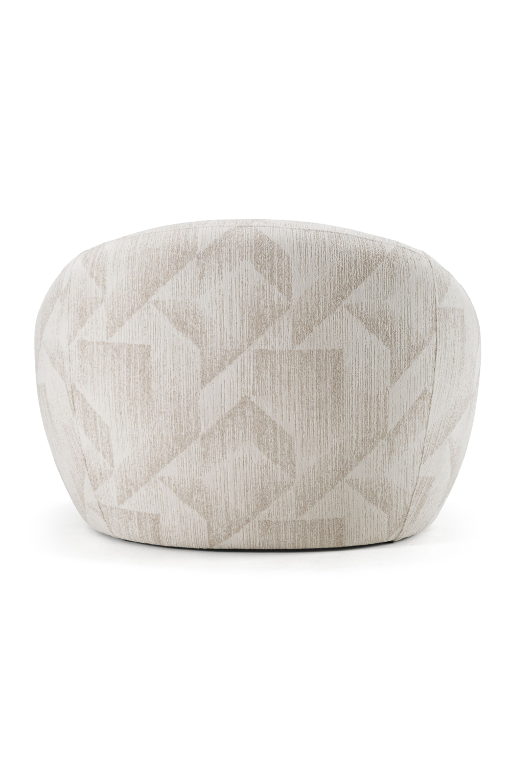 Beige Patterned Fabric Accent Chair | OROA Modern Gentle | Oroa.com