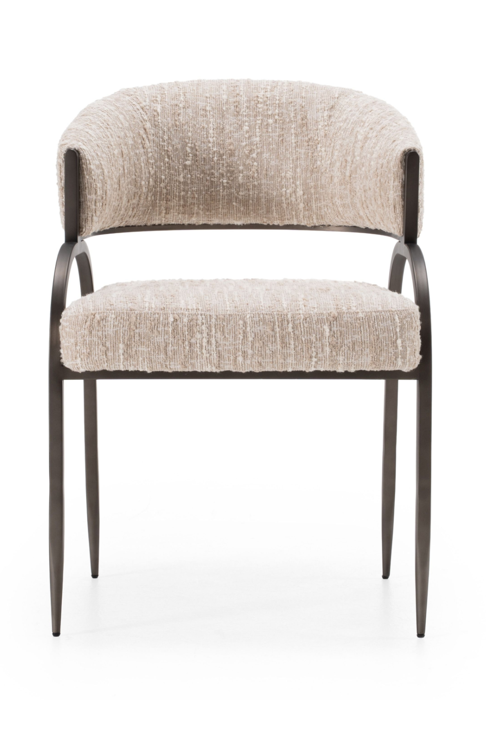 Beige Curved-Back Dining Chair | OROA Modern Kobe | Oroa.com