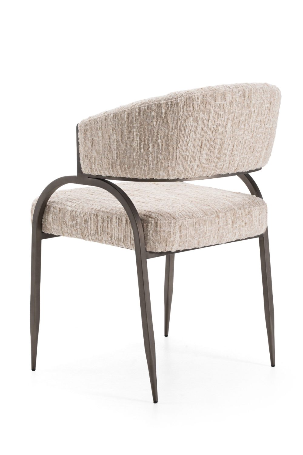 Beige Curved-Back Dining Chair | OROA Modern Kobe | Oroa.com