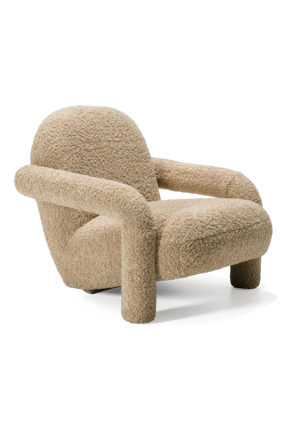 Tan Fabric Accent Chair | OROA Modern Trevor | Oroa.com