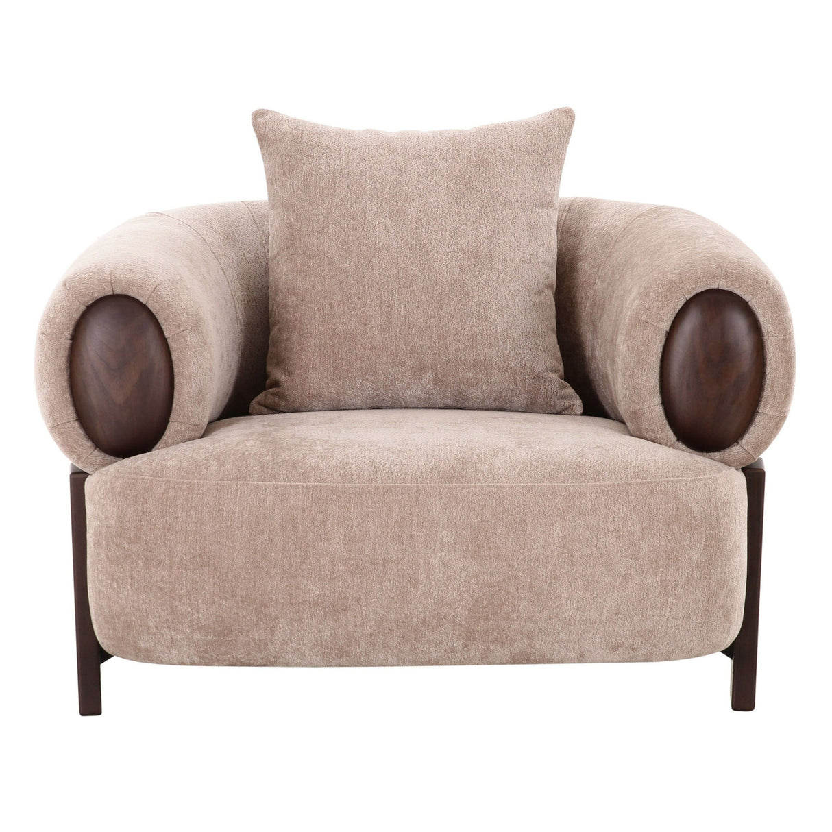 Modern Tan Accent Chair | Oroa.com