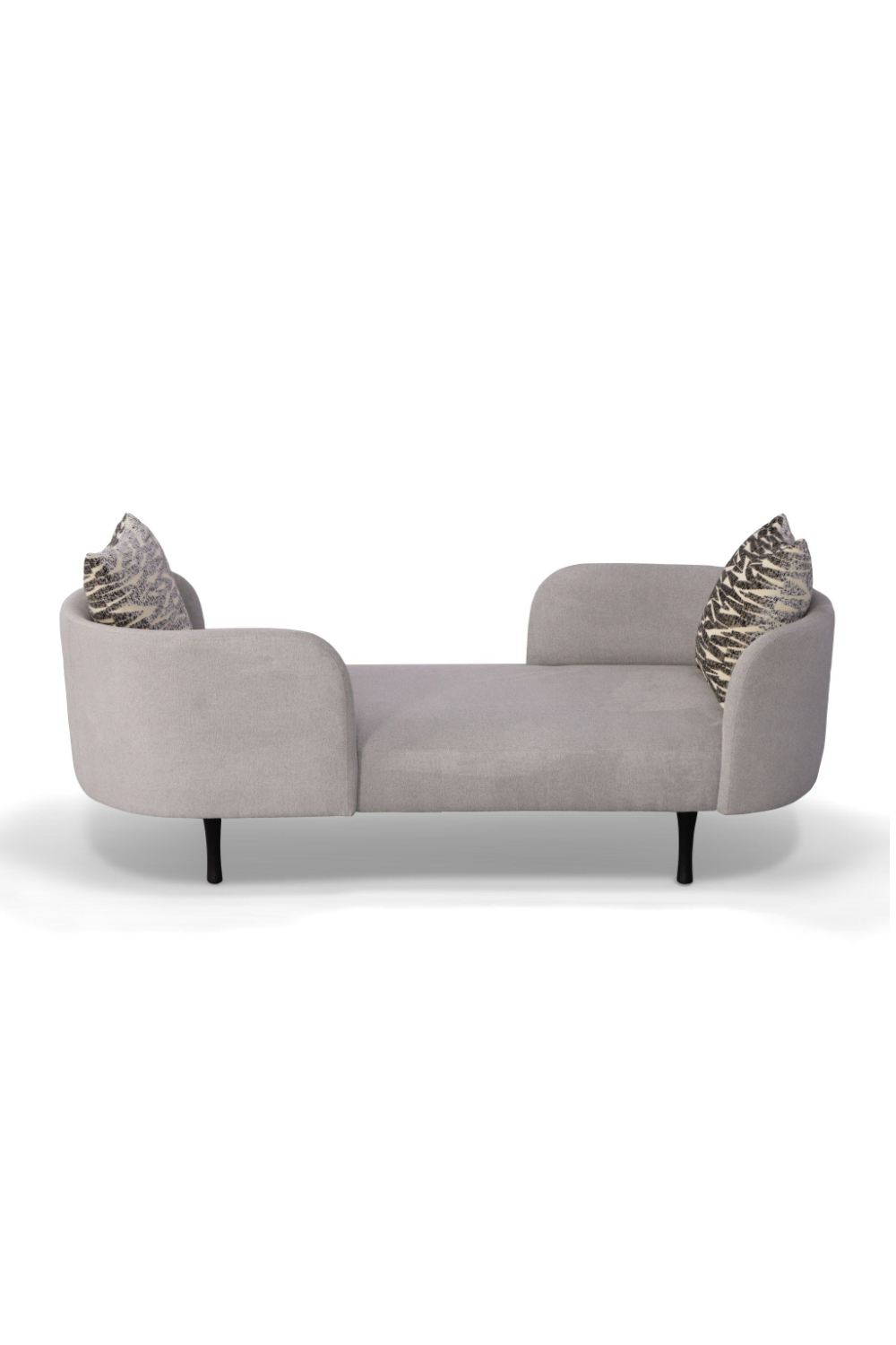 Gray 2-Seater Chaise Lounge | OROA Modern Jamie | Oroa.com