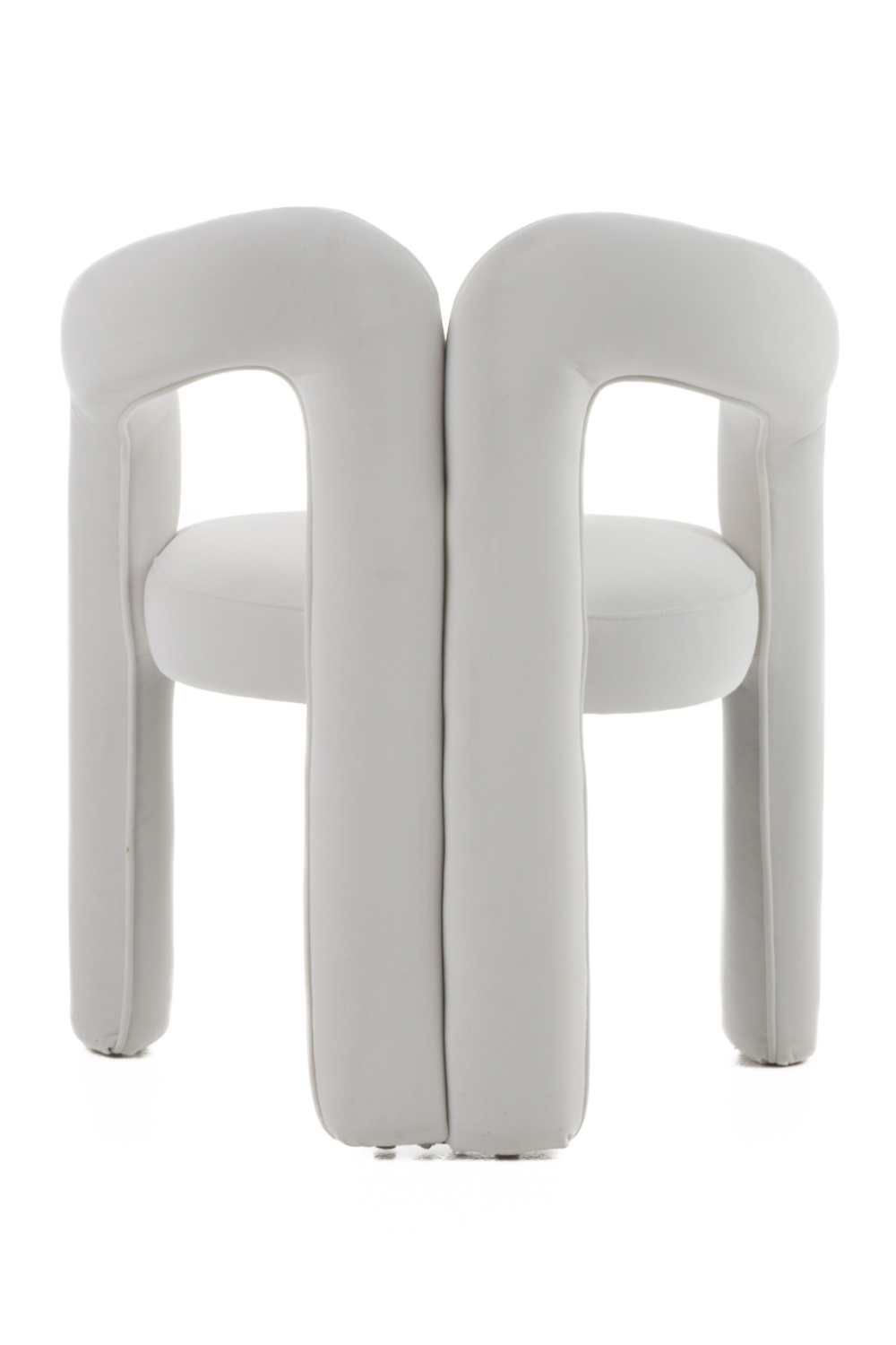 White Velvet Dining Chair | OROA Modern Ellen | Oroa.com