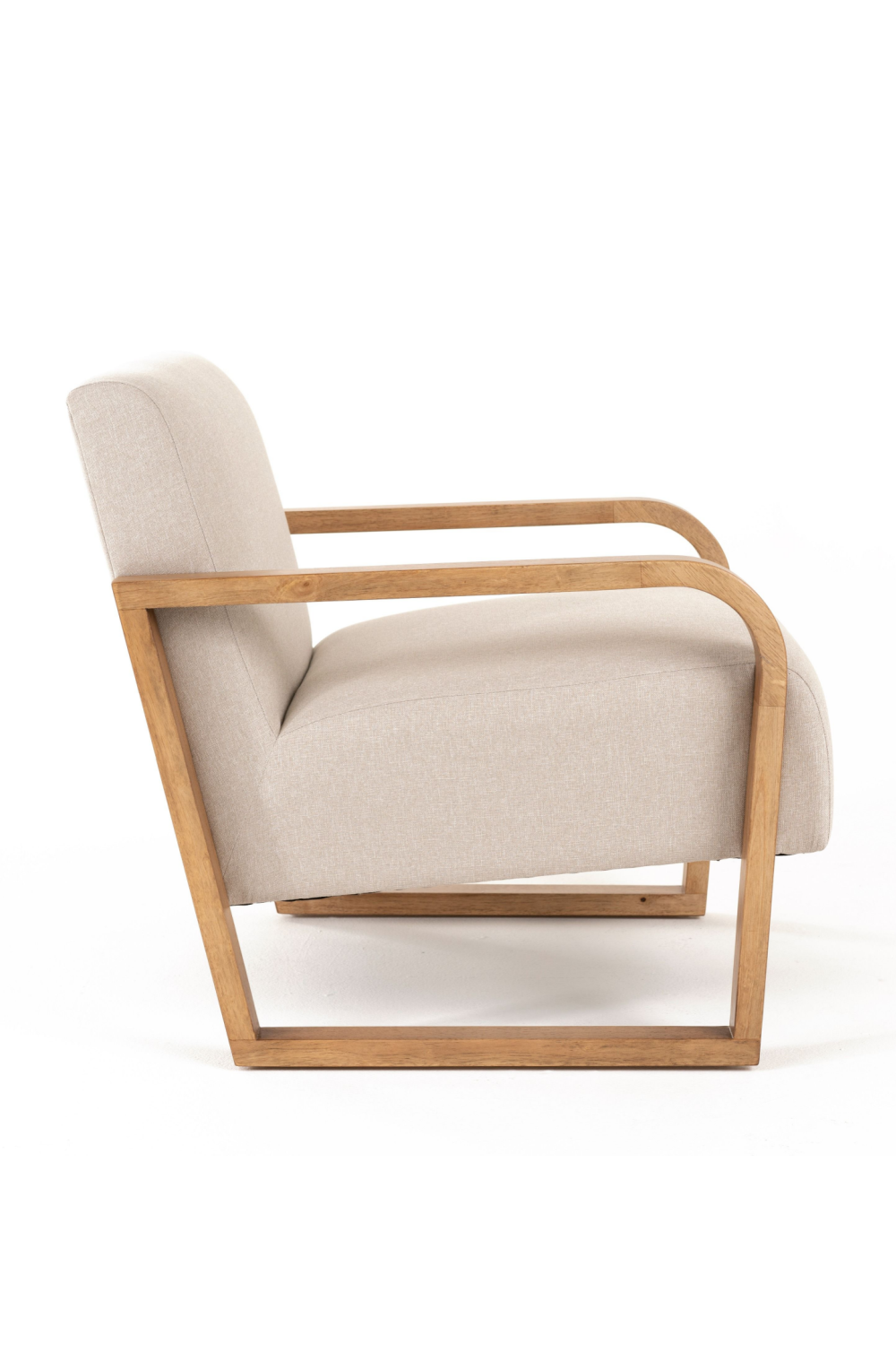 Beige Linen Accent Chair | OROA Modern Sada | Oroa.com