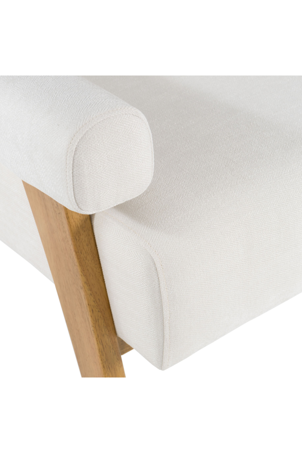 White Fabric Accent Chair | OROA Modern Cynthia | Oroa.com