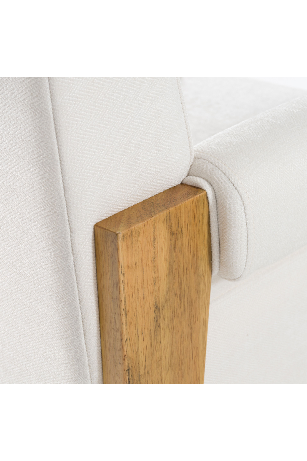 White Fabric Accent Chair | OROA Modern Cynthia | Oroa.com