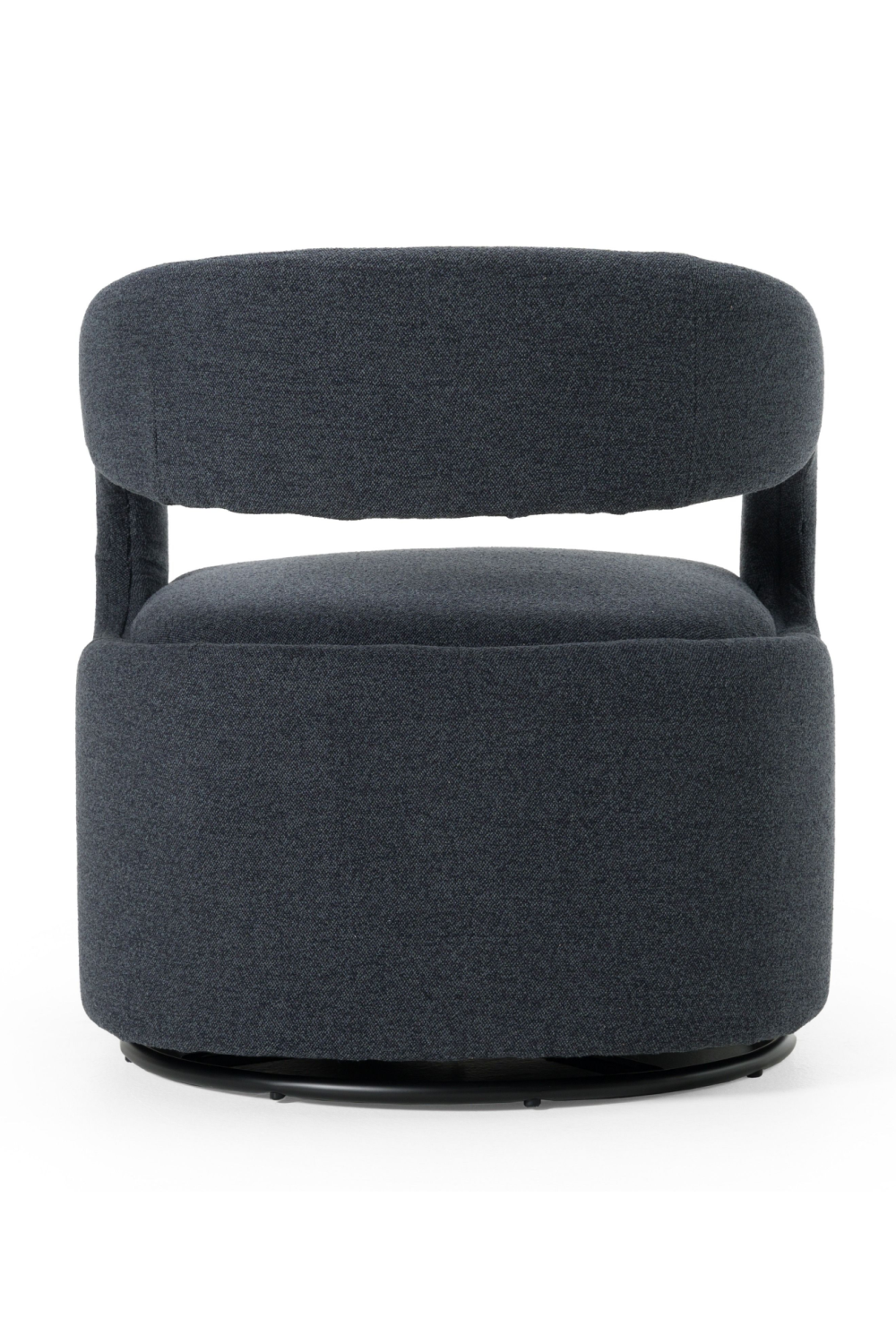 Dark Split-Back Swivel Chair | OROA Modern Dowsett | Oroa.com