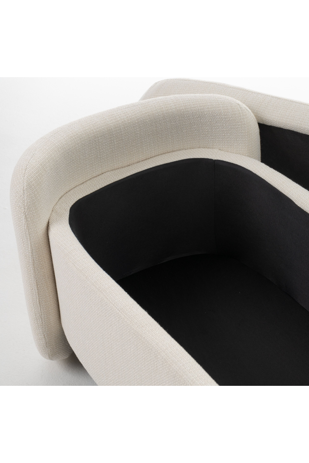 Cream Storage Ottoman Bench | OROA Modern Erin | Oroa.com
