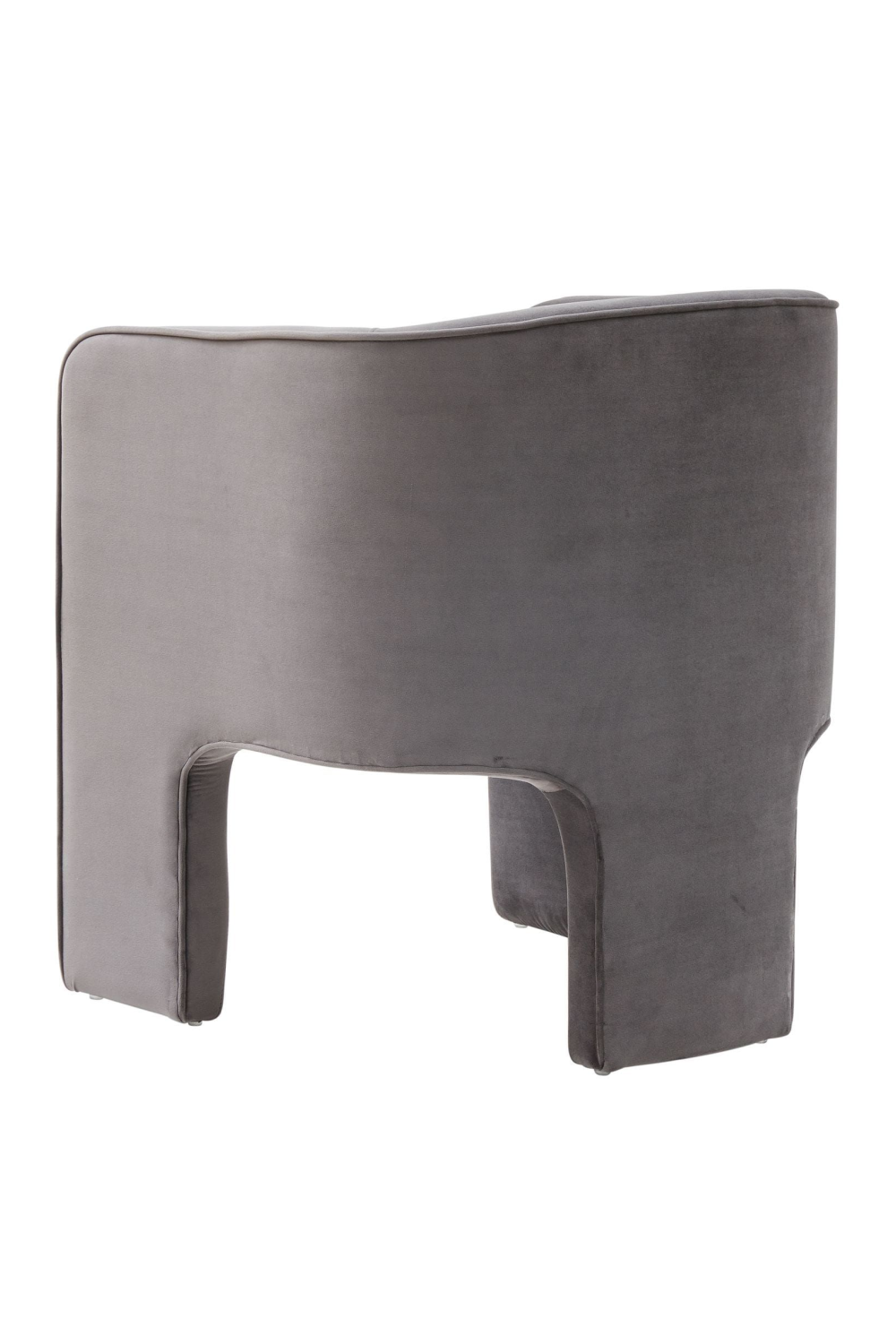 Three-Legged Velvet Accent Chair | Oroa.com