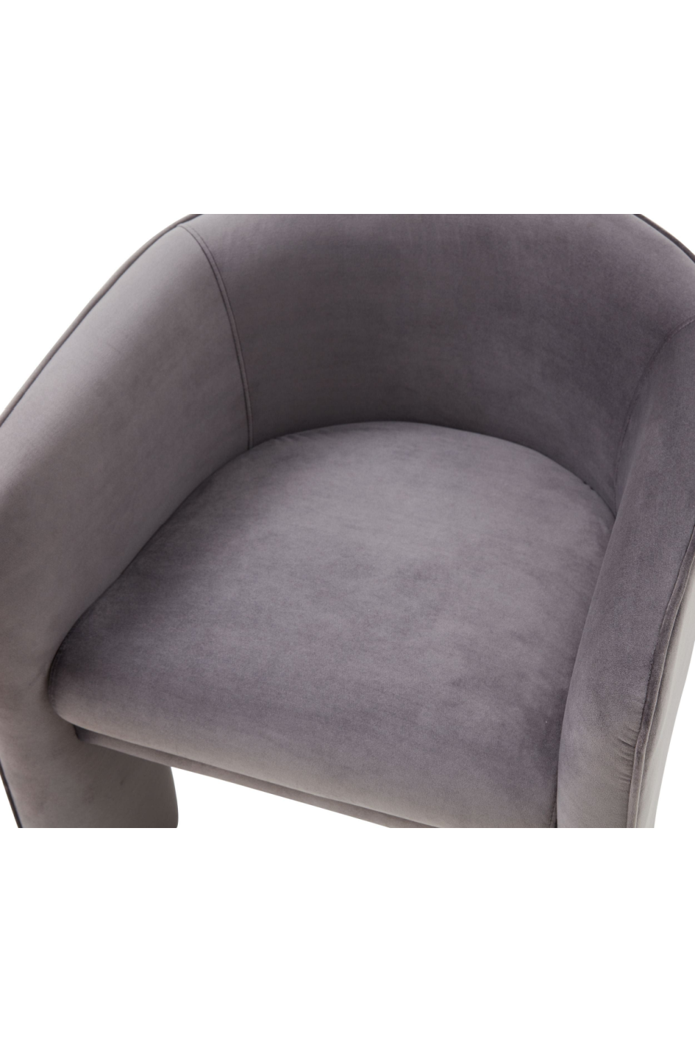 Three-Legged Velvet Accent Chair | OROA Modern Kyle | Oroa.com