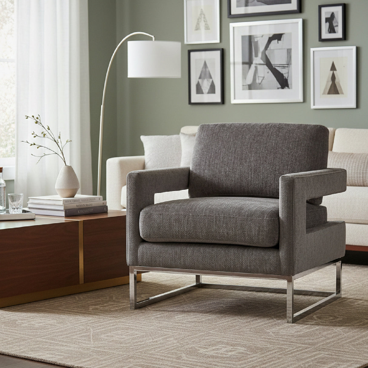 Velvet Accent Chair | Oroa.com