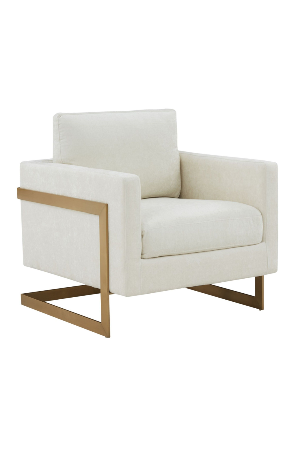 Metal Framed Square Accent Chair | OROA Modern Prince | Oroa.com