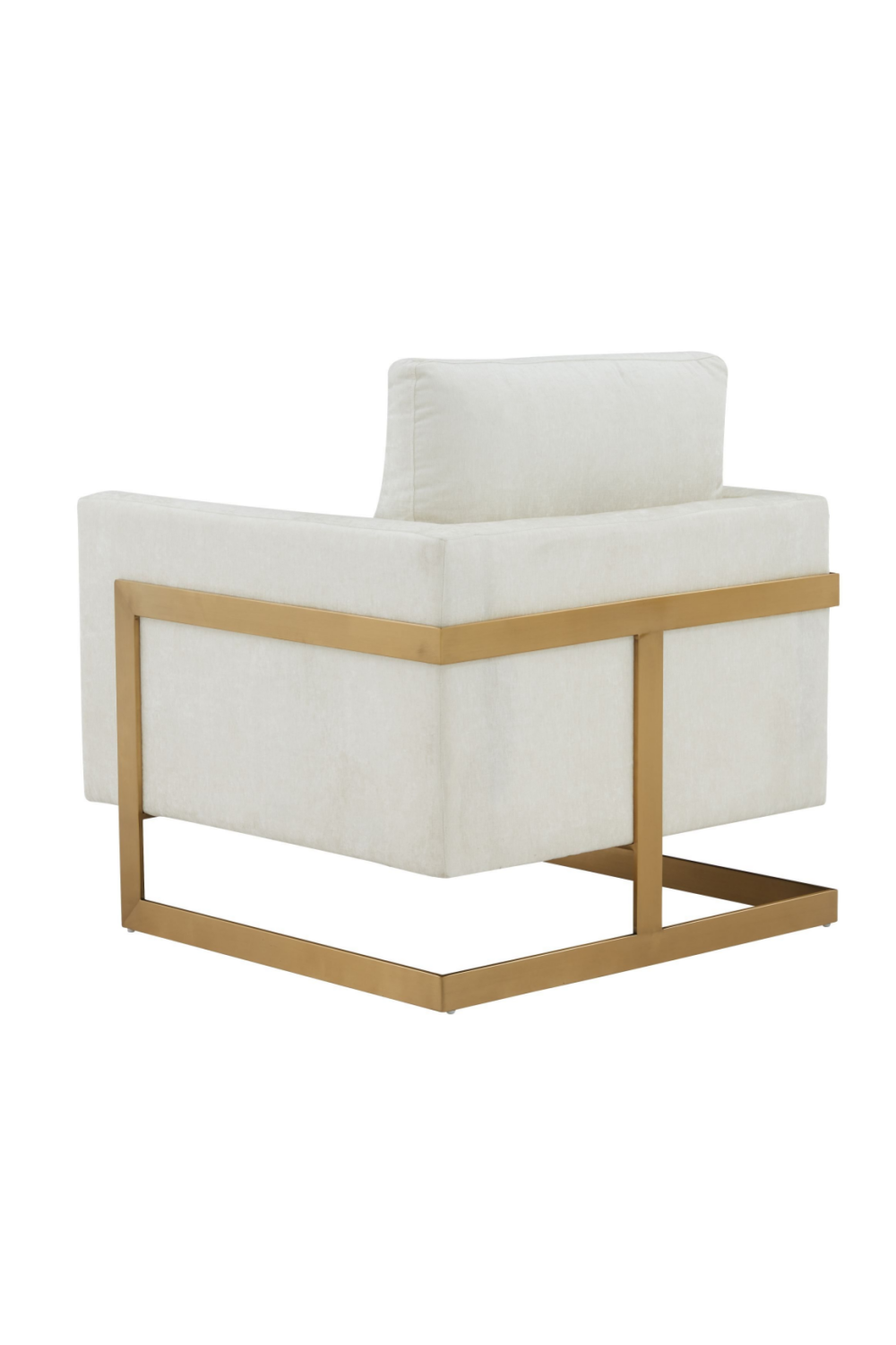 Metal Framed Square Accent Chair | OROA Modern Prince | Oroa.com