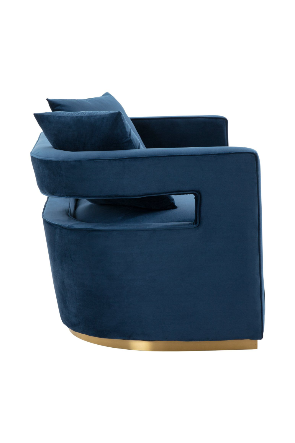 Blue Velvet Loveseat | Oroa.com