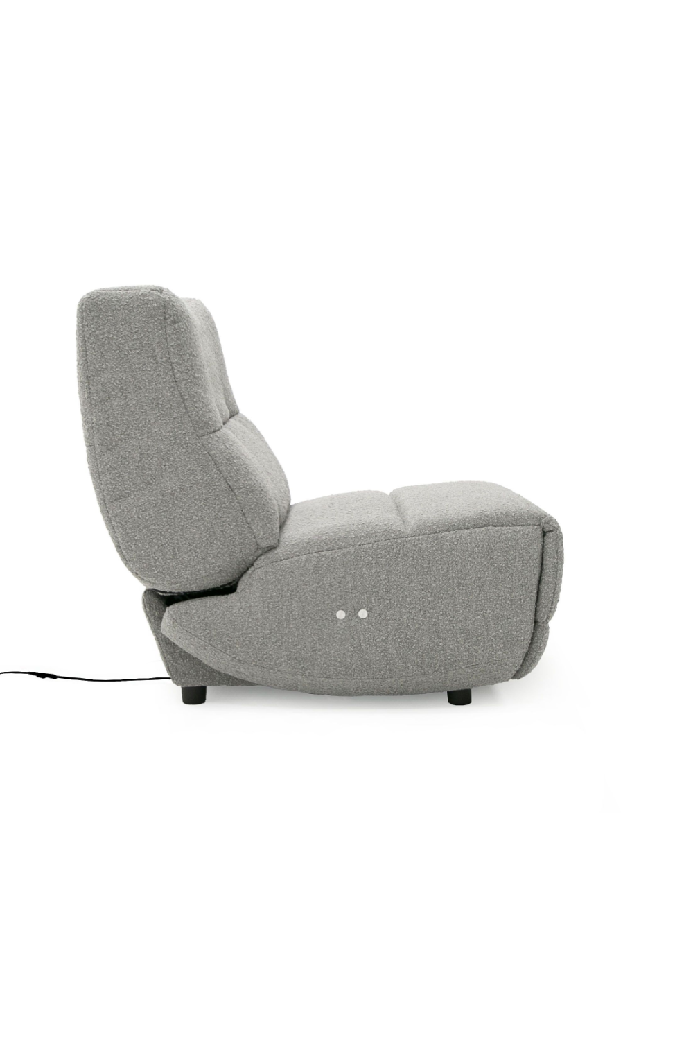 Gray Fabric Electric Recliner Chair S | OROA Modern Basil | Oroa.com